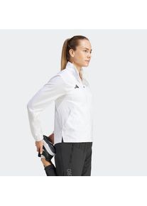 adidas Performance, Unisex, adidas Performance Laufjacke &raquo;ADIZERO ESSENTIALS&laquo;, wei&szlig;, S, Diese wasserabweisende Laufjacke ist teilweise aus recycelten 