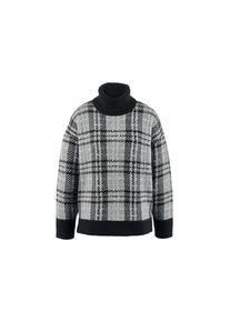 Tchibo - Strickpullover mit Rollkragen - Damen - Gr. S - wei&szlig;/jacquard