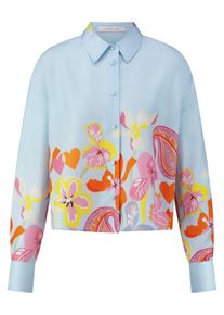 HERZENS - Bluse aus 100% Seide, blau, Gr. 42, Seide