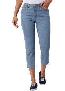 Damen 5-Pocket-Jeans mit Stretch-Anteil blue-bleached