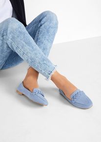 Loafer mit Flechtdetails in pink, Gr&ouml;sse 40, bonprix