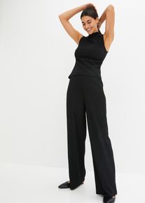 Jersey Set in schwarz, Gr&ouml;sse 44/46 (L), bonprix