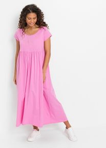 Shirtkleid aus Bio-Baumwolle in pink, Gr&ouml;sse 44/46 (L), 100% Baumwolle, bonprix