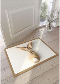 Paillasson &agrave; motif de P&acirc;ques en marron38x59 cm, Couleur/Motif: marron imprim&eacute;, bonprix