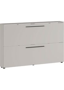 Germania, Germania Schuhschrank &raquo;GW-Utah Schuhschrank in 2 Breiten, mit 2 oder 3 Klappen,&laquo; stehend und h&auml;ngend montierbar, kaschmir, B/H/T: 140 cm x 