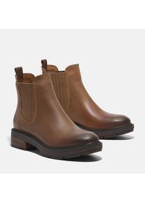 Timberland, Unisex, Chelseaboots &raquo;BRIMFIELDMID CHELSEA BOOT&laquo; Stiefelette, Winterschuhe, Ankle Boots, md brn f grain, 37,5, Modische Chelseaboots von 