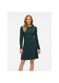 Vila, Unisex, Strickkleid &raquo;VICOMFY A-LINE O-NECK KNIT DRESS - NOOS&laquo;, ponderosa pine detail:melange, L, N-Gr, Kleid in Midil&auml;nge von Vila