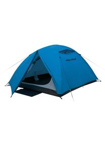 High Peak, Kuppelzelt &raquo;Kingston 3&laquo; 3 Personen mit Transporttasche, blau, grau, B/H/L: 190cm x 115cm x 350cm, Kuppelzelt