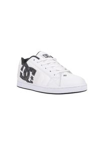 DC Shoes, Herren, DC Shoes Sneaker &raquo;Net&laquo;, wei&szlig;, monogram, 8(40,5), Nubukleder- und Lederobermaterial