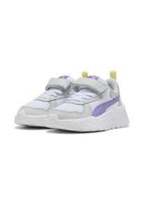 Puma, Herren, Puma Sneaker &raquo;TRINITY LITE AC+ INF&laquo; f&uuml;r Kinder, Puma wei&szlig;, lavender alert, glacial gray, 23, Obermaterial aus Mesh mit Klettverschluss