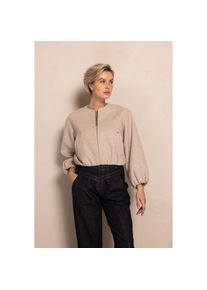 Zhrill, Unisex, Blouson &raquo;MANOA&laquo; mit Ballon&auml;rmeln, beige, XL, Unisex Blazer/Kurzjacke von Zhrill