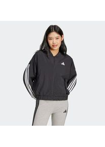 adidas Sportswear, Unisex, adidas Sportswear Bomberjacke &raquo;ESSENTIALS 3-STREIFEN LIFESTYLE WOVEN&laquo;, schwarz, wei&szlig;, XXL, Diese gewebte Bomberjacke mit 