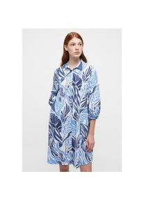 Eterna, Unisex, Blusenkleid &raquo;LOOSE FIT&laquo;, indigo, 46, Normalgr&ouml;ssen, Hemd-Kragen