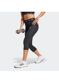 adidas Performance, Unisex, adidas Performance Trainingstights &raquo;TECHFIT CAPRI LEGGINGS&laquo;, schwarz, normal, gr., M, N-Gr, Diese Capri Leggings mit 