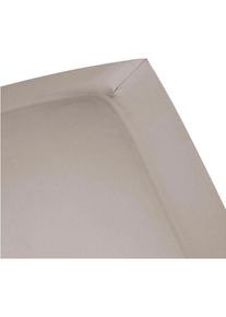 Cinderella, Spannbettlaken &raquo;Spannbettlaken (bis 25 cm)&laquo; F&uuml;hlt sich angenehm auf der Haut an, taupe, Renforc&eacute;, Obermaterial: 100% Baumwolle, 1 Stk.