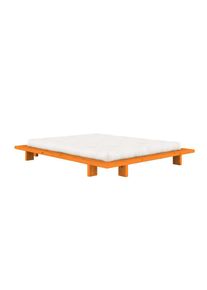 Karup Design, Bettgestell &raquo;Bettgestell JAPAN BED Futonbett aus FSC -zertifiziertem Massivholz&laquo; Mit Lattenrost, zeitlos, bequem & in mehreren Farben 