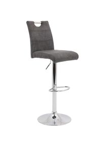 Hela, Hela Barhocker &raquo;Miranda II H&laquo; Set, 2 Stk. tlg., vintage anthrazit, B/H/T: 38 cm x 97 cm x 50 cm