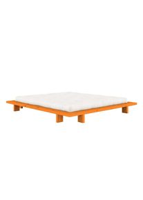 Karup Design, Bettgestell &raquo;Bettgestell JAPAN BED Futonbett aus FSC -zertifiziertem Massivholz&laquo; Mit Lattenrost, zeitlos, bequem & in mehreren Farben 