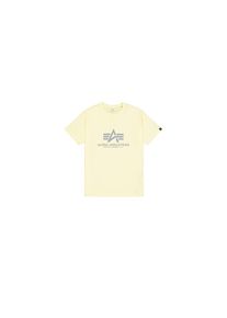 Alpha Industries, Herren, T-Shirt &raquo;Basic T-Shirt BL&laquo;, retro gelb, XL, Single Jersey Stoff