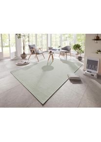 ELLE Decoration, ELLE DECORATION Teppich &raquo;Millau&laquo; rechteckig 4 mm H&ouml;he Flachgewebe, In-& Outdoor, Modern, Terrasse, Balkon, Wohnzimmer, gr&uuml;n, 