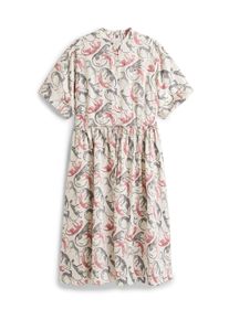 Tommy Hilfiger Curve Kleid Damen Gr&ouml;&szlig;e 50 creme / nachtblau / blutrot Winterkleid