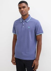 Piqu&eacute;-Poloshirt aus reiner Bio-Baumwolle in blau, Gr&ouml;sse 60/62 (XXL), 100% Baumwolle, bonprix