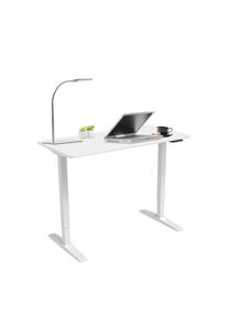 CARRYHOME Schreibtisch , Weiss , Metall, Holzwerkstoff , rechteckig , eckig , 60x75-120x120 cm , h&ouml;henverstellbar , B&uuml;rom&ouml;bel, B&uuml;rom&ouml;belsets, B&uuml;rom&ouml;belserien