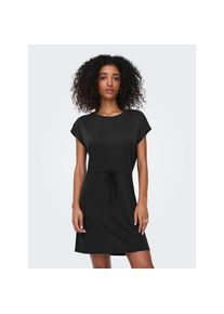 Only, Unisex, Only Minikleid &raquo;ONLHANNAH S/S SHORT DRESS JRS&laquo; Sommerkleid, schwarz, S (36), N-Gr, Kurzes Kleid von Only