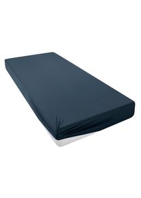 Goodproduct, GOODproduct Spannbettlaken &raquo;PAPRIKA&laquo; Bettlaken, Laken, in zwei Qualit&auml;ten: Fleece & Jersey, pflegeleicht, marine, Microfaser-Jersey, 