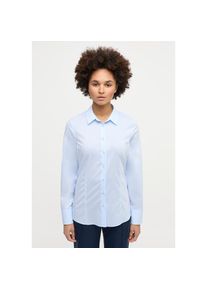 Eterna, Unisex, Hemdbluse &raquo;FITTED&laquo; NON IRON (b&uuml;gelfrei), himmelblau, 40, Passform laut Hersteller: Fitted