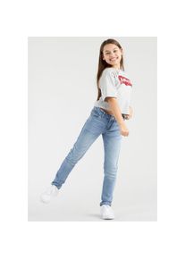 Levi's Kids, Unisex, Levi's Kids Stretch-Jeans &raquo;710 SUPER SKINNY FIT JEANS&laquo; for GIRLS, bleached used, 16/164, N-Gr, 710 Levi's Kids Skinny Fit Jeans 