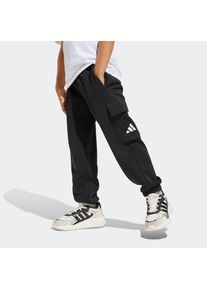adidas Sportswear, Unisex, adidas Sportswear Sporthose &raquo;ESSENTIALS KIDS&laquo;, schwarz, wei&szlig;, 110, N-Gr, Diese Hose f&uuml;r Kinder ist teilweise aus einem Mix 
