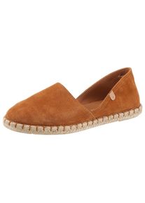 VERBENAS, Unisex, VERBENAS Espadrille &raquo;CARMEN SERRAJE&laquo; , Schlupfschuh, Sommerschuh, Loafer mit typischem Jute-Rahmen, cognac, 36, Gelenkoffenes, 