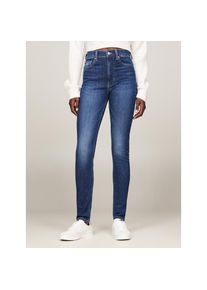 Tommy Jeans, Unisex, Skinny-fit-Jeans &raquo;Sylvia High Rise Skinny&laquo; mit Logo-Badge, denim schwarz, 28, L&auml;nge 28, Jeans von Tommy Jeans