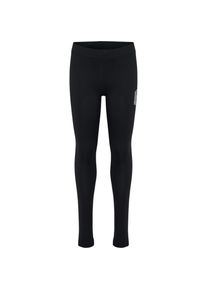 Hummel, Unisex, Hummel Leggings sportlicher Stil, f&uuml;r Kinder und Jugendliche, hohe Bewegungsfreiheit, schwarz, 140, N-Gr, Leggings f&uuml;r Kinder und 