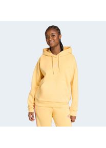 adidas Sportswear, Unisex, adidas Sportswear Kapuzensweatshirt &raquo;ESSENTIALS SMALL LOGO FEEL COZY HOODIE&laquo;, semi ice tangerine, wei&szlig;, XL, Dieser bequeme,