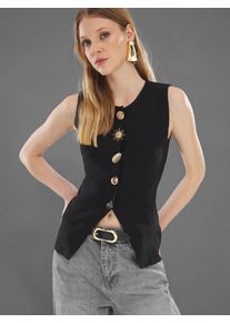 Trendyol Weste Damen Gr&ouml;&szlig;e S schwarz