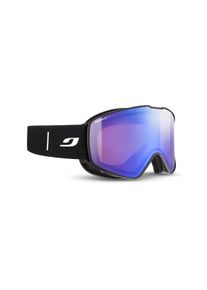 Julbo J7597 | Maschere da sci unisex | Montatura: Plastica Nero Nero | Colore del vetro: Rosso Specchiato Blu