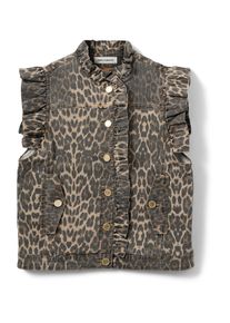 Sofie Schnoor Weste 'FARAH' Damen Gr&ouml;&szlig;e L braun / cappuccino / schwarz