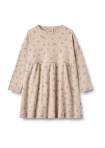 Wheat Kleid 'Emmy' M&auml;dchen Gr&ouml;&szlig;e 104 kitt / himmelblau / khaki / offwhite