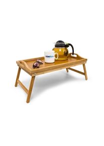 Relaxdays, Relaxdays Tablett, hellbraun