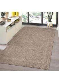Ayyildiz Teppiche, Outdoorteppich &raquo;RELAX 4311&laquo; rechteckig 5 mm H&ouml;he L&auml;ufer, Pflegeleicht, Robust, In- und Outdoor, grosse Farbauswahl, braun, 