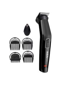 BaByliss, BaByliss Multifunktionstrimmer &raquo;MT725E MEN&laquo; 6 Aufs&auml;tze f&uuml;r Bart, Augenbrauen, Nasen- & Ohrenhaar, schwarz, Inkl. Aufbewahrungstasche und 3 