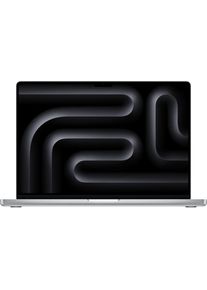Apple, Notebook &raquo; MacBook Pro 16 Zoll (2024), M4 Pro Chip, 14C CPU,20C GPU&laquo; 41,05 cm / 16,2 &prime;&prime; M4 Pro 2.000 GB SSD, silberfarben, Geh&auml;use aus 