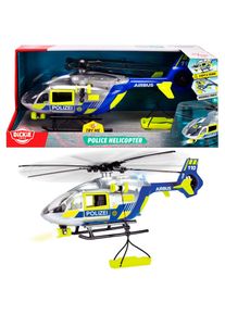 DICKIE TOYS, Spielzeug-Hubschrauber &raquo;Police Helicopter&laquo; mit Funktionen, silber, blau, Einheitsgr&ouml;&szlig;e, Spielzeug-Hubschrauber