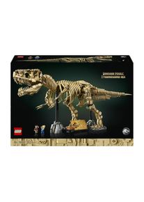 Lego, Lego Konstruktionsspielsteine &raquo;Jurassic World Fossilien: Tyrannosaurus rex 76968&laquo; Ausstellungsmodell eines 1:12-T.-rex-Skeletts mit beweglichen 