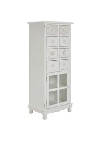 Landscape Kommode , Weiss , Holzwerkstoff , Tanne,Tanne , massiv,massiv , 1 F&auml;cher , 8 Schublade(n) Schubladen , 50x120x35 cm , stehend , Kleinm&ouml;bel, Kommoden, Kommoden