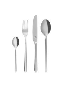 SOLA Besteck-Set , Metall , 24-teilig , rostfrei, Vollheftmesser , Besteck, Besteck-Sets
