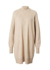 V&eacute;ro Moda VERO MODA, Femmes Robes en maille 'VMGOLD LINK', beige chin&eacute;