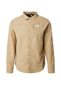 The North Face Funktionshemd 'SEQUOIA' Herren, khaki / wei&szlig;, Gr&ouml;&szlig;e XXL